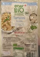 Mängden socker i ener Bio Tortellini Ricotta