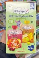 Mängden socker i Bio Fruchtpüree-Mix