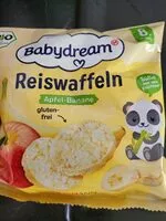 Mängden socker i Reiswaffeln Apfel-Banane