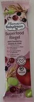 Mängden socker i Superfood Riegel mit Cranberry, Aronia & Chia