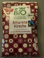 Mängden socker i Amarena Kirsche in Zartbitterschokolade