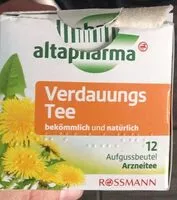 Mängden socker i Verdauungs Tee