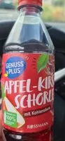 Mängden socker i Apfel-Kirsch Schorle mit Kohlensäure