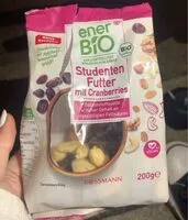 Mängden socker i Studenten Frutter mit Cranberries