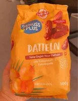 Mängden socker i Genuss Plus Datteln