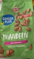 Mängden socker i Mandeln naturbelassen