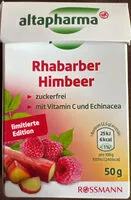 Mängden socker i Rhabarber Himbeer Bonbons