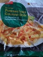 Mängden socker i Backofen Pommes Frites Gourmet Style