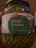 Mängden socker i Junge Erbsen im Glas