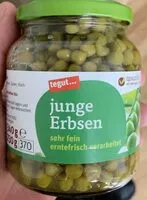 Mängden socker i Erbsen