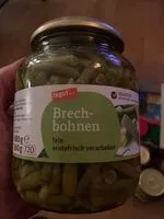 Mängden socker i Brechbohnen