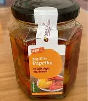 Mängden socker i Gegrillte Paprika in würziger Marinade