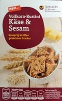 Mängden socker i Vollkorn-Rustini Käse und Sesam