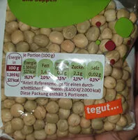 Mängden socker i Grüne Erbsen