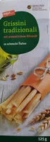 Mängden socker i Grissini tradizionali