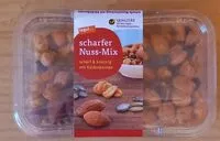 Mängden socker i scharfer Nuss-Mix
