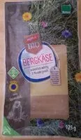 Mängden socker i Bio Bergkäse