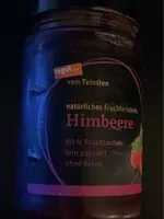 Mängden socker i natürliches Fruchterlebnis Himbeere