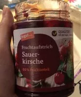 Mängden socker i Fruchtaufstrich Sauerkirsche