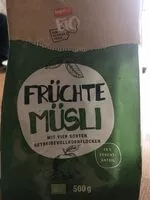 Mängden socker i Bio Früchte Müsli