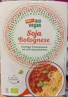 Mängden socker i Soja Bolognese