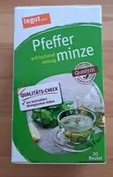 Mängden socker i Pfefferminze Tee erfrischend minzig
