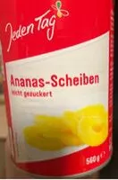 Mängden socker i Ananas-Scheiben