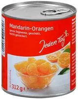 Mängden socker i mandarinen
