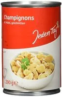 Mängden socker i Champignons 3. Wahl geschnitten