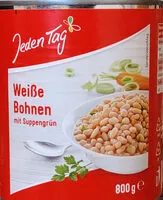 Mängden socker i Weiße Bohnen