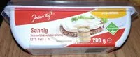 Mängden socker i Schmelzkäse-Zubereitung sahnig 52 %