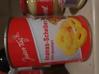 Mängden socker i Ananas-Scheiben gezuckert
