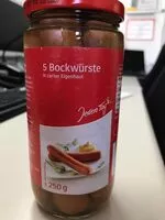 Mängden socker i Bockwürstchen