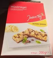 Mängden socker i Müsliriegel Schoko-Banane