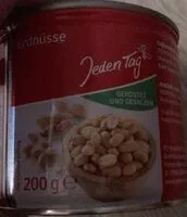 Mängden socker i Erdnüsse
