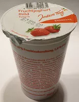 Mängden socker i Fruchtjoghurt mild Erdbeer