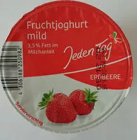 Mängden socker i Fruchtjoghurt mild Erdbeere