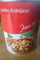 Mängden socker i Jumbo Erdnüsse