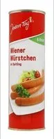 Mängden socker i Wiener Würstchen
