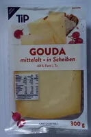 Mängden socker i Gouda mittelalt, in Scheiben