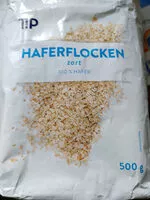 Mängden socker i TIP Haferflocken zart