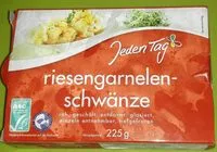 Mängden socker i Riesengarnelenschwänze