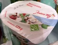 Mängden socker i Minimozzarella