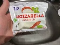 Mängden socker i Mozzarella