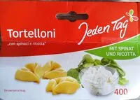 Mängden socker i Tortelloni mit Spinat und Ricotta