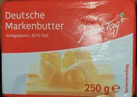 Mängden socker i Deutsche Markenbutter