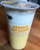 Mängden socker i Dessert mit Sahne Vanillegeschmack