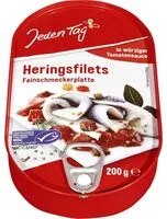 Mängden socker i Heringsfilet Feinschmeckerplatte