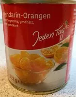 Mängden socker i Mandarinen-Orangen