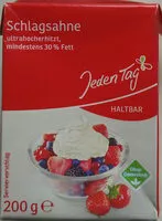 Mängden socker i Schlagsahne